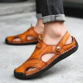 STEFAN | ORTHOPEDIC LEATHER SANDALS