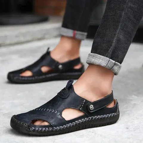 STEFAN | ORTHOPEDIC LEATHER SANDALS