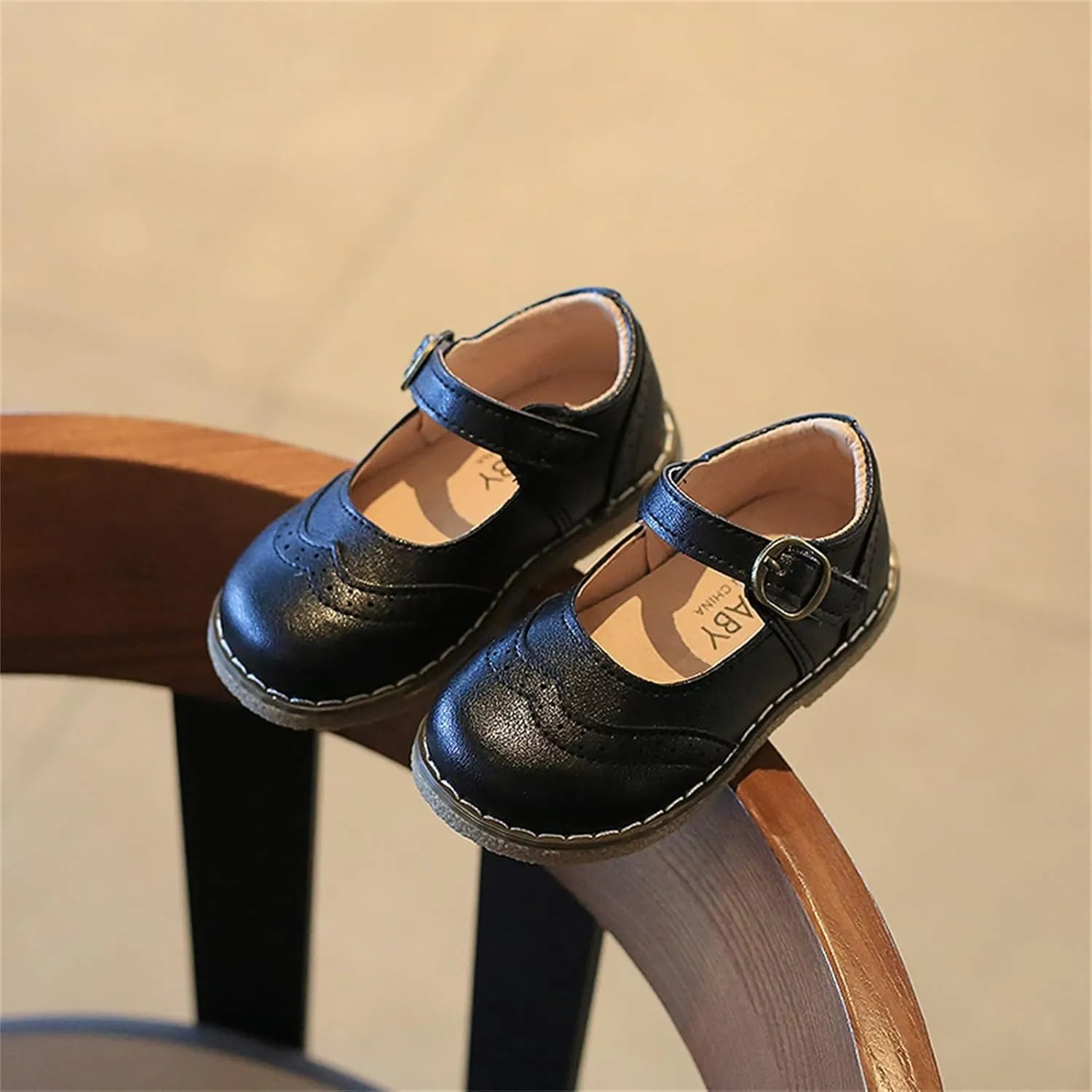 Summer and Autumn Girls Boots Cute Flat Solid Color Bow Buckle Casual and Comfortable 9t Girls Shoes