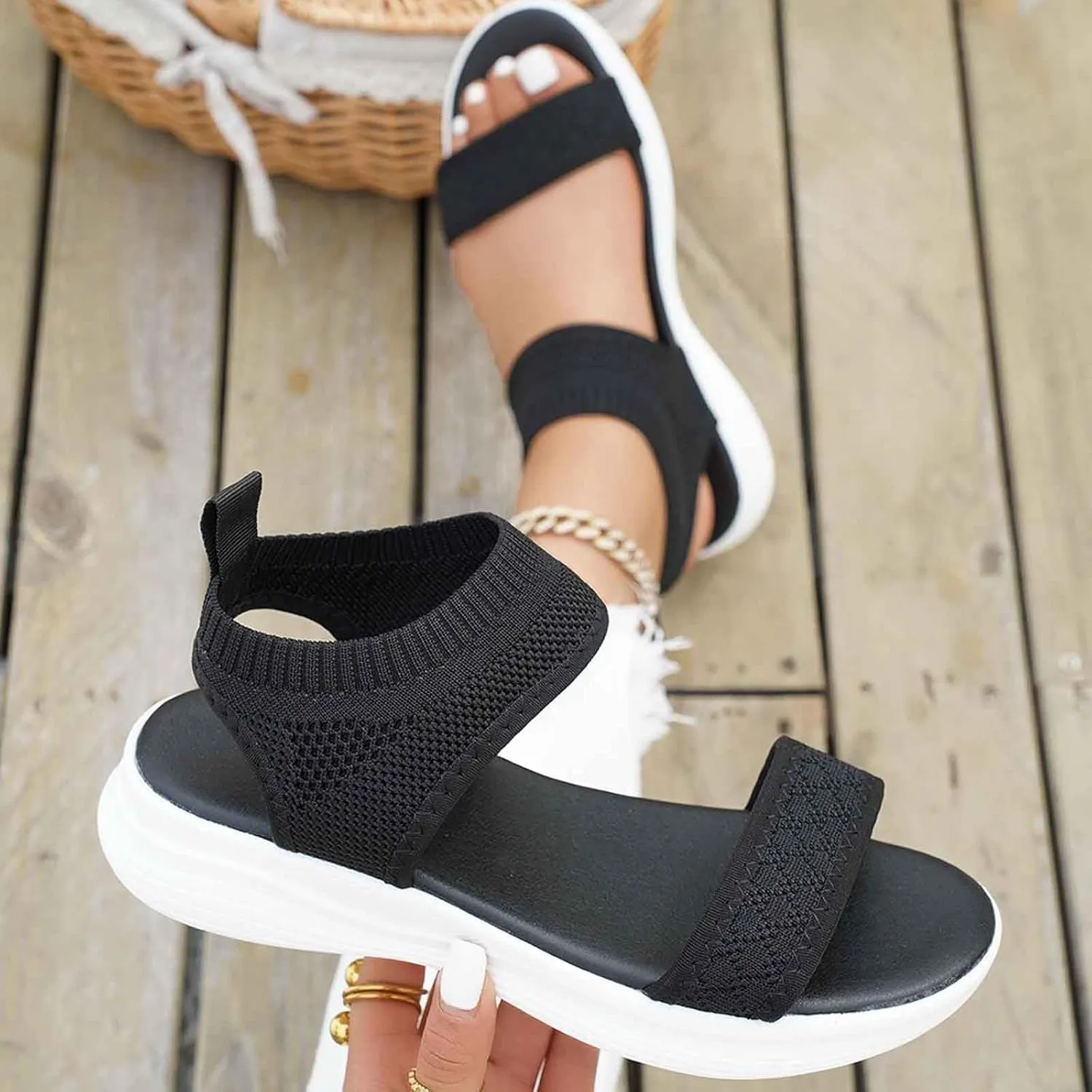 Summer Women's Sandals Casual Outdoor Footwear Comfortable Open Toe Design With Breathable Shape up Sandals for Women