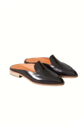 The Modern Loafer Mule in Black