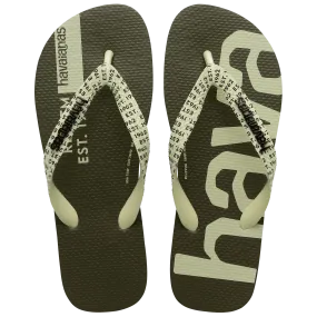 Top Logomania Mid Tech Flip Flops